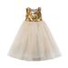 Nokiwiqis Girl Formal Dress Sleeveless A-line Tulle Skirt Prom Ball Gown Dress