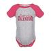 Custom Party Shop Baby Girl s Sweet Valentine Onepiece Pink and Grey