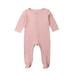 Bmnmsl Newborn Winter Clothes One Piece Pure Cotton Rompers Long Sleeve Jumpsuits for Infants Baby Boy Girl