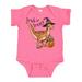 Inktastic Trick or Treating dinosaur witch costume Boys or Girls Baby Bodysuit