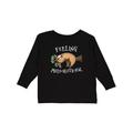 Inktastic Feeling Philo-Sloth-ical- cute and funny sloth on a tree branch Boys or Girls Long Sleeve Toddler T-Shirt