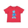 Inktastic Cute Robot Funny Robot Silly Robot Blue Robot Boys or Girls Toddler T-Shirt