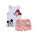 JBEELATE Summer Cute Cartoon 2PCS Kids Baby Girls Floral Vest Top Shorts Pants Set Clothes Girls Clothing Sets
