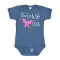 Inktastic Twinkle Toes Pretty Butterfly Girls Baby Bodysuit
