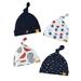 4-Pack Knotted Hats For Infant Baby Toddler