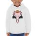 Cute Axolotl W Bat Costume Hoodie Toddler -Image by Shutterstock 4 Toddler