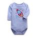 HAWEE Unisex Baby Cotton Long-sleeve Bodysuits Baby Boys Girls One Pieces Size 9-24 Month