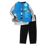 Thomas the Train 3pc Right on Time Vest Set Blue 4T