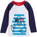 Toddler Boys Crab Cool Clawsome Short Sleeve Rash Guard Swim Shirt UPF 50 Sun Protection 4T