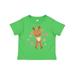 Inktastic Cute Christmas Reindeer with Snowflakes Boys or Girls Toddler T-Shirt