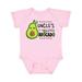 Inktastic Uncle s Little Avocado with Cute Baby Avocado Boys or Girls Baby Bodysuit