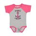 Inktastic Family Cruise pink ship anchor Boys or Girls Baby Bodysuit