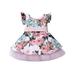 Gupgi Toddler Girl Princess Lace Flower Tutu Dress Sleeveless Pageant Wedding Party Dresse Sundress Outfits