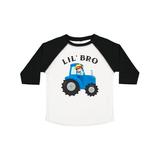 Inktastic Farmer Tractor Little Bro Boys Toddler T-Shirt