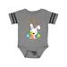 Inktastic Happy Easter Bunny with Eggs and Carrot Boys or Girls Baby Bodysuit