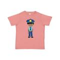 Inktastic African American Boy Policeman Police Officer Boys Toddler T-Shirt