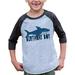 7 ate 9 Apparel Boy s Shark Birthday Grey Raglan Tee