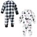 Hudson Baby Unisex Plush Jumpsuits Winter Bear 6-9 Months