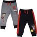 Disney Mickey Mouse Toddler Boys 2 Pack Pants Infant to Little Kid