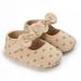 Infant Baby Girls Soft Sole Bowknot Princess Wedding Dress Flats Prewalker Newborn Light Baby Sneaker Crib Shoes