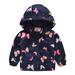 dmqupv Snow Coat for Kids Toddler Kids Baby Boys Girls Cartoon Dinosaur Rainbow Camouflage Coats for Girls Size 14-16