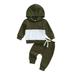 TheFound Toddler Baby Boys Girls Fall Winter Clothes Long Sleeve Hoodie Sweatshirt Top Drawstring Pants Outfits