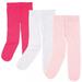 Luvable Friends Baby and Toddler Girl Nylon Tights Dark Pink Light Pink 9-18 Months