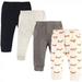 Touched by Nature Baby and Toddler Boy Organic Cotton Pants 4pk Fox 5 Toddler