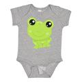 Inktastic Cute Frog Little Frog Baby Frog Green Frog Boys or Girls Baby Bodysuit