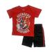 Marvel Avengers Boys T-Shirt and Mesh Shorts Set (Toddler Boys)