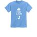 3rd Birthday Shirt Gift For 3 Year Old Toddler Third Outfit Party Kids T-Shirt 2T California Blue