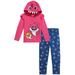Pinkfong Baby Shark Infant Baby Girls Pullover Hoodie and Costume French Terry Leggings Outfit Set Newborn to Little Kid