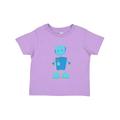 Inktastic Cute Robot Funny Robot Silly Robot Blue Robot Boys or Girls Toddler T-Shirt
