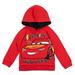 Disney Pixar Cars Lightning McQueen Toddler Boys Fleece Pullover Hoodie Toddler to Big Kid