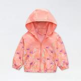 qucoqpe Toddler Waterproof Coats 3-9 Years Baby Cute Cartoon Pattern Spring Fall Windbreaker Sweater Outerwear Lightweight Baby Boy & Girl Sweater Outerwear