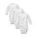 Gerber Baby Boy Baby Girl & Unisex Long Sleeve White Onesies Bodysuits 3-Pack Sizes Preemie-24M