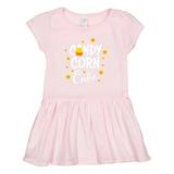 Inktastic Candy Corn Cutie with Stars Girls Toddler Dress