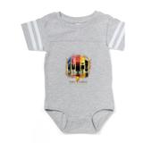 CafePress - Go Go Power Rangers! - Cute Infant Baby Football Bodysuit