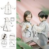 Hunpta Unisex Kids Hooded Jacket Wind And Waterproof Transparent Raincoat For Girls Boy