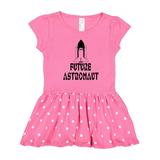 Inktastic Future Astronaut space shuttle launchpad Girls Toddler Dress
