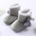 Toddler Shoes Baby Boy Girl Thick Winter Outdoor Snow Boots Anti-Slip Solid Booties 0-18M