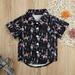 XMMSWDLA Baby Outerwear Cute Cartoon Infant Toddler Baby Boys Shirt Short Sleeve Children s Top