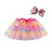 TAIAOJING Girls Dress Floral Baby Princess Bridesmaid Pageant Gown Birthday Party Wedding Dress Clothes Outfit Party Dresses S M L