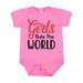 Inktastic Girls Rule the World Boys or Girls Baby Bodysuit