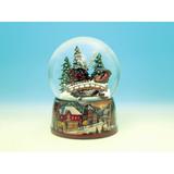 The Holiday Aisle® Sleigh Ride Snow Globe Resin | 5 H x 4 W x 7 D in | Wayfair F8E77101AEF54895A7093FD3AD0154B4