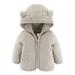 Juebong Baby Pajamas Fleece Jackets For Toddlers Girls Boys Fleece Hoody Jackets Kids Zip Up Outerwear Coat Toddler Kids Jacket Sweatshirt Baby Romper for 0-6 Months