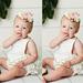 Pudcoco Newborn Baby Girls Solid Hollow Out Romper with Lace Ruffles
