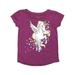 Jumping Beans Toddler Girls Purple Glitter Pegasus Unicorn T-Shirt Tee Shirt 5T