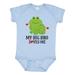 Inktastic My Big Bro Loves Me Little Brother Frog Boys Baby Bodysuit