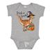 Inktastic Trick or Treating dinosaur witch costume Boys or Girls Baby Bodysuit